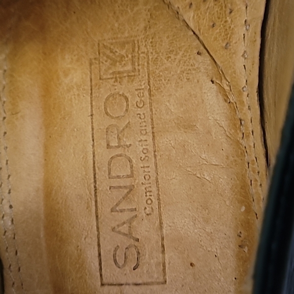 Sandro Men's Leather Loafers Size 10D Black - Picture 5 of 9